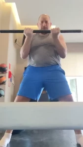 After the beach i changed went to gym that machine is difficult for part 1