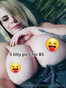It s titty tuesday tip 5 under this post and get 5 titty pics sent to
