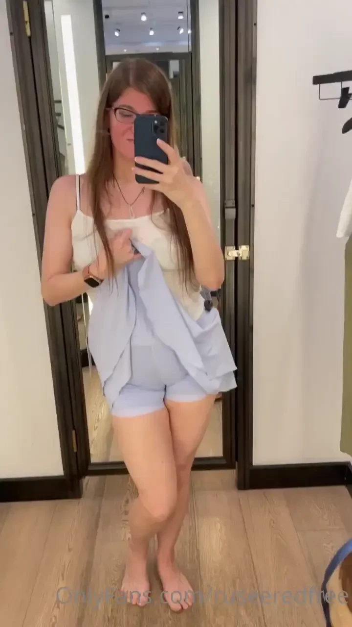 Only trouble with trying on new clothes is that you can t wear ears 