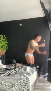 Saturday cleaning up in my underwear you should check out the adult part 1
