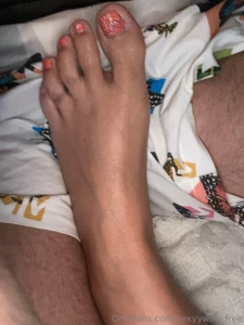 My foot on his crotch sexyywife_free mr_and_ms_sexyywife