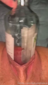 Well i put a bottle in the bucket