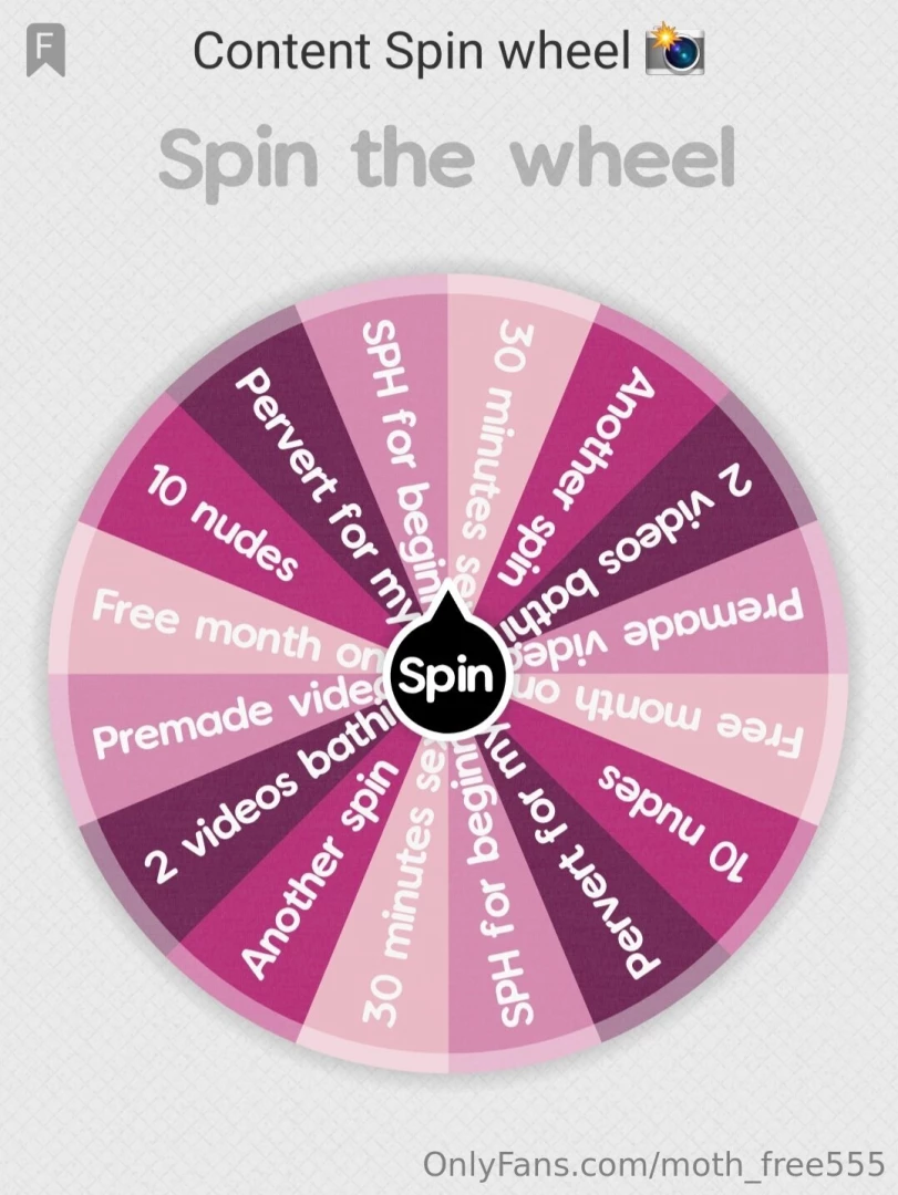 New updated spin wheels 1 content spin wheel 2 random findom femdom 3 part 4 