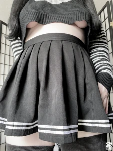 Goth skirt lift pics cause panties are so overrated part 1