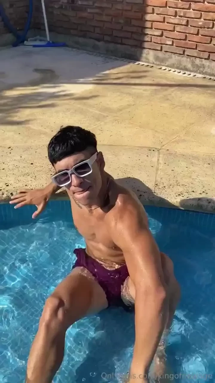 Refrescando este rico cuerpo 