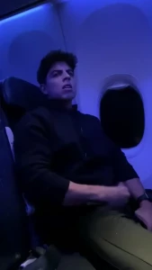 I was horny on my flight back to la and i dared to jerk off in my seat