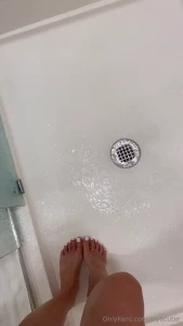 Come take a shower with my little feet part 2