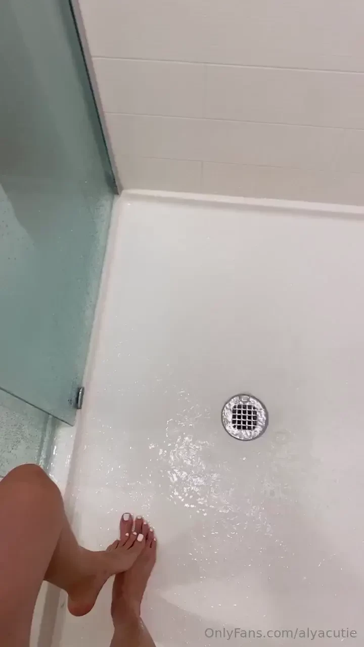 Come take a shower with my little feet part 1 