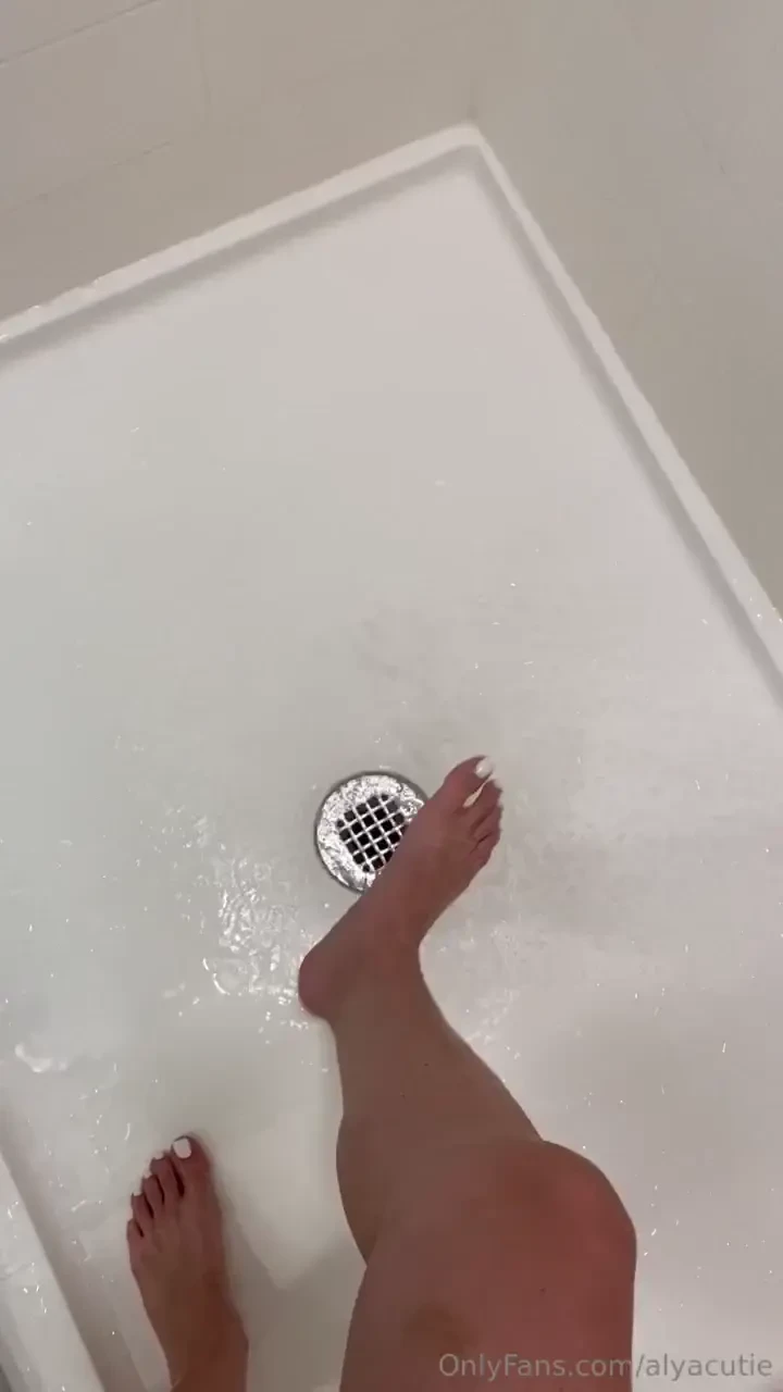Come take a shower with my little feet part 3 