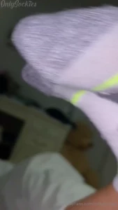 Play with my feet as i watch tv