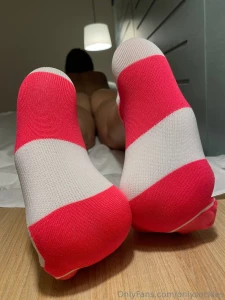 Like my candy cane colored socks there so soft