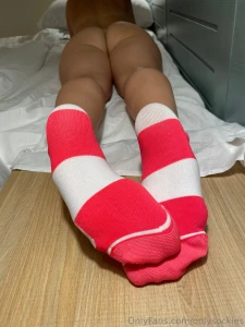 Like my candy cane colored socks there so soft part 4