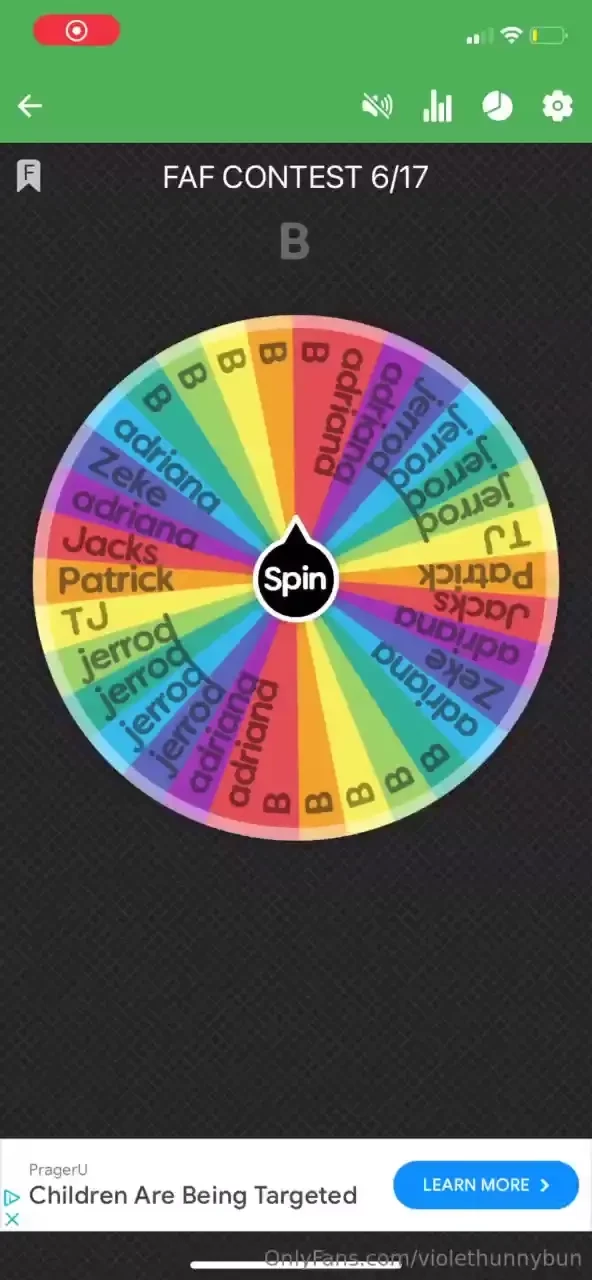 Congratulations jerrod for winning the virtual faf contest all those 