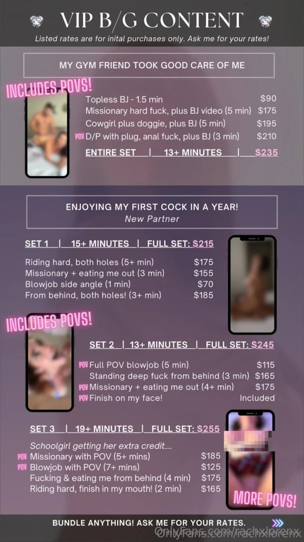 Sugar daddy set is the new one if this is not your first purchase you 