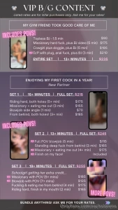 Sugar daddy set is the new one if this is not your first purchase you