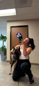 I told her we re not leaving till i get an usie she was not happy