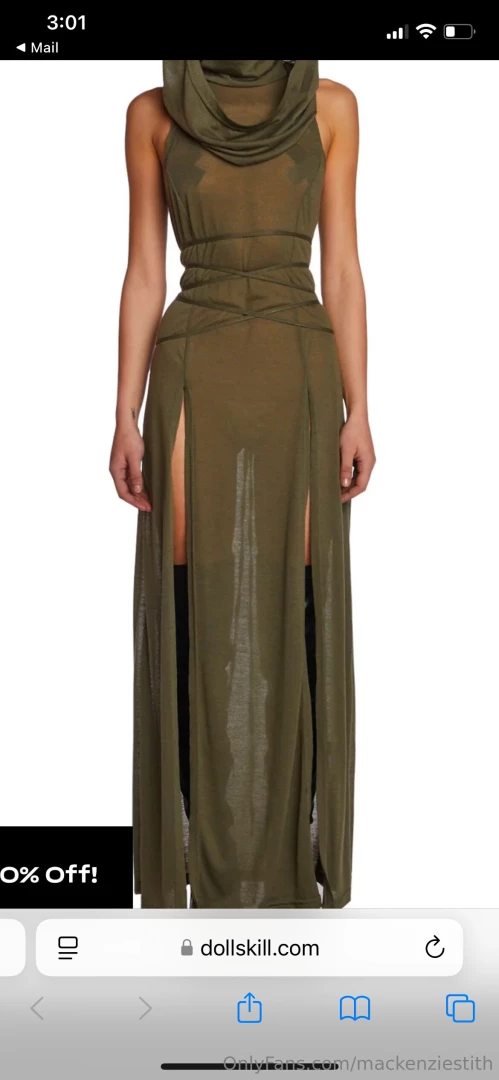 This dress except i m not wearing anything under it can see my full 