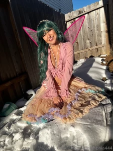 I should do more outside things pink fae altmodel snow part 3