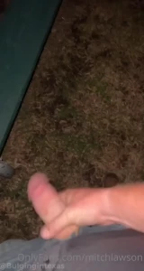 Sadly no one else was out cruising but i made sure to bust a quick nut