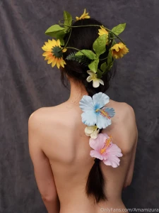 Some pics for freaky friday a mix of shibari and flowers more on my part 1