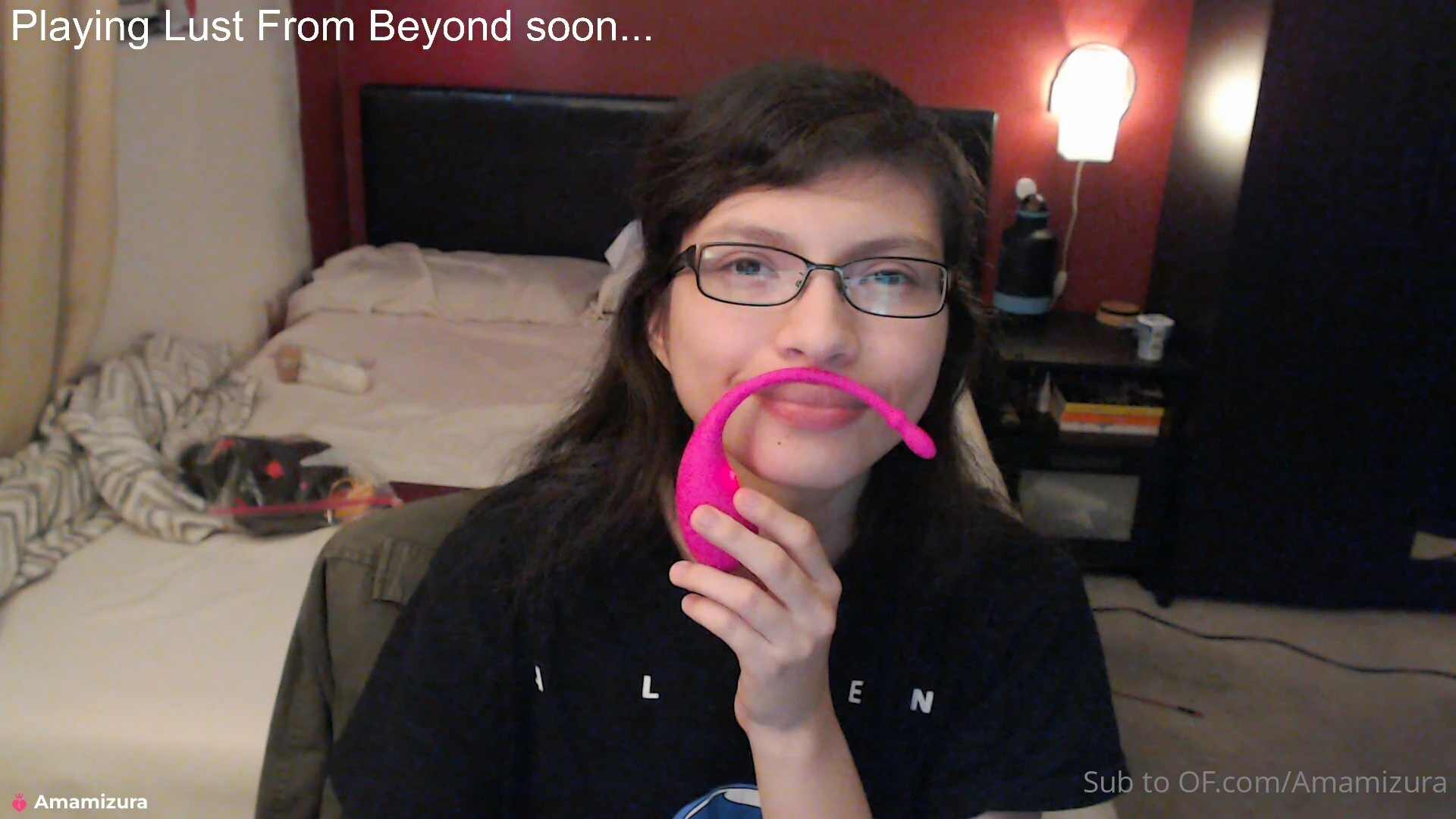 I m scared and ready we re chilling and playing lust from beyond today 