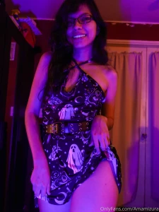 Front or back i finally tried this dress out in blacklight and it