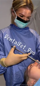 Little pinch on the bottom behind the molars amy big breath in through