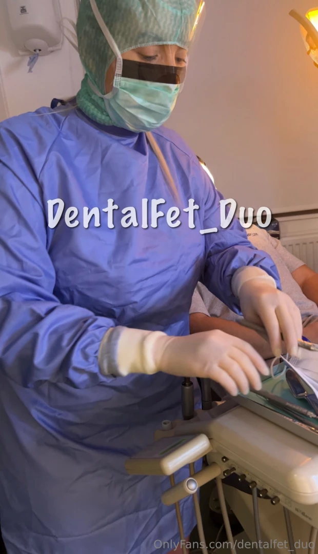 Prepping some tools before a big procedure posted on socials last 