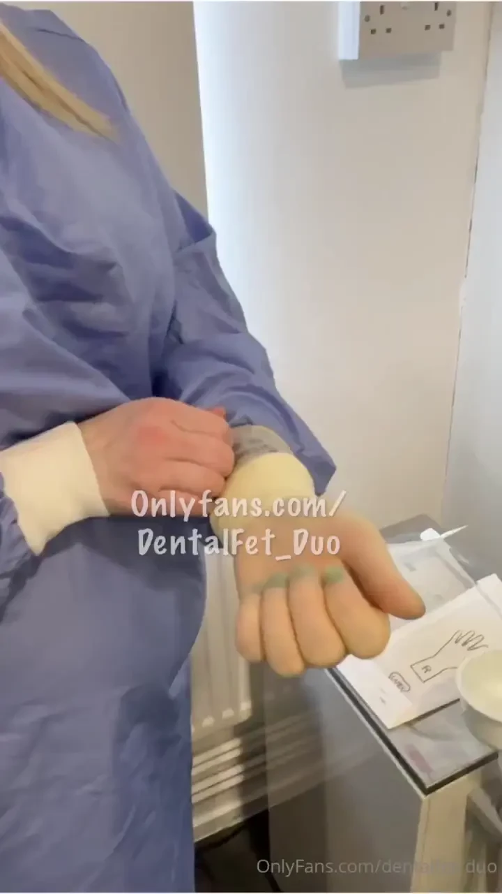 Let me just put my gloves on whilst you get seated and we ll get 