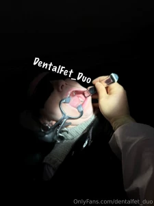 When the lights are off in the surgery and the only thing you can see