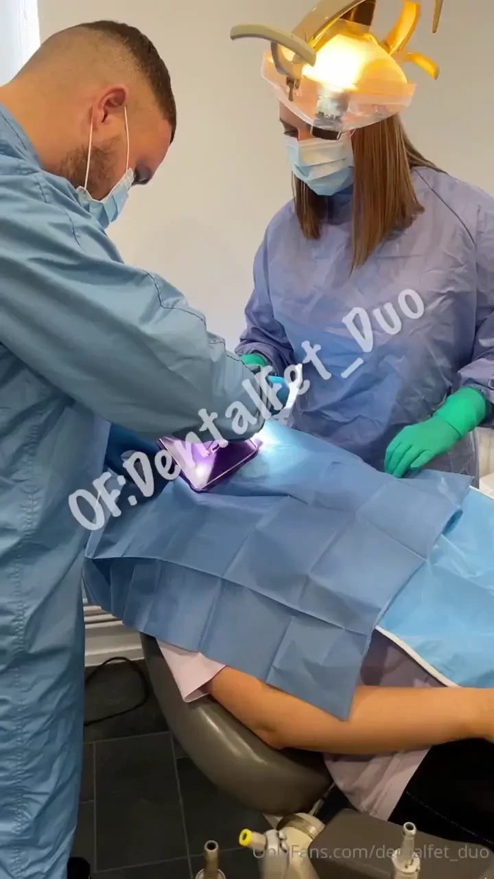 Full video the dentist and nurse raven working on amy 