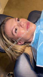 Monthly video holly s first exam new patient holly opens wide to show