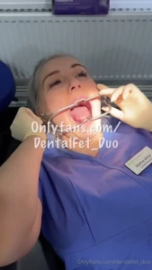 Nurse amy taking the pleasure of placing the gag in her mouth away