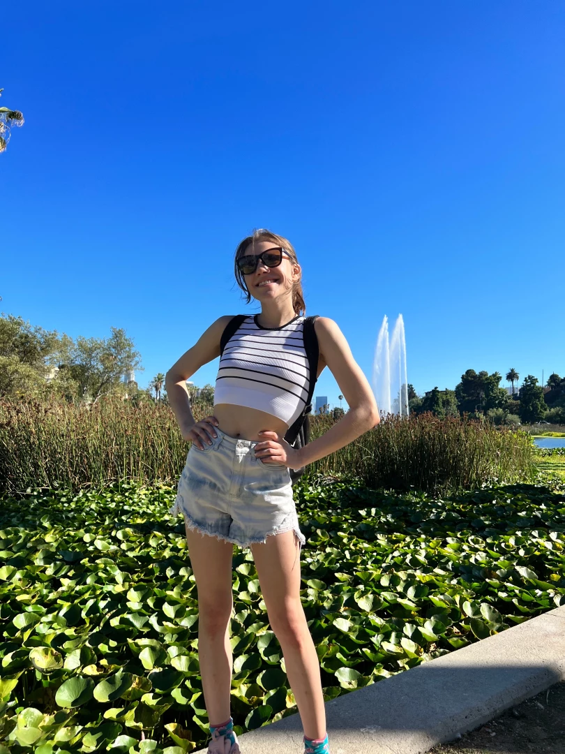 This was from my last visit to la and it s me enjoying hanging out at 