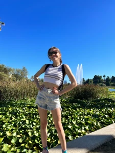 This was from my last visit to la and it s me enjoying hanging out at