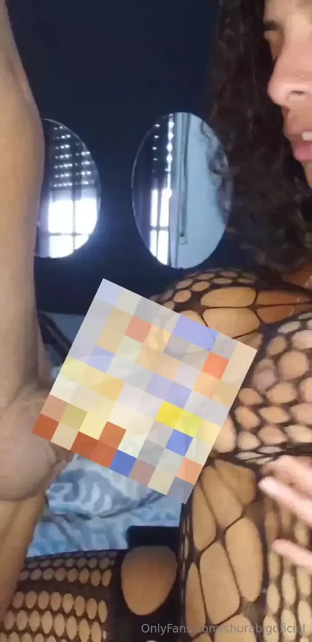 I give him a delicious handjob with my tits and i take it all out with 