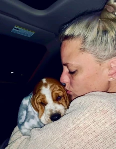 Taking home millie from the breeder as a pup she had a rough couple of