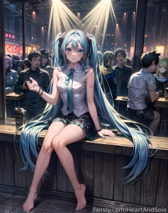 2024 bonus content commission of hatsune miku i did early in 2024 feet part 1