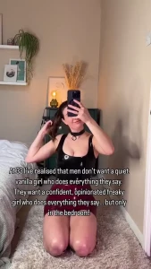 Subby girls understand men right bdsm submissive submissiveslut latex
