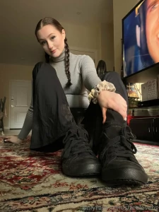 Shoes for sale slippers- 65 stilettos- 50 white work sneakers- 200 part 12