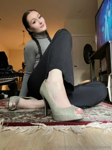 Shoes for sale slippers- 65 stilettos- 50 white work sneakers- 200 part 5