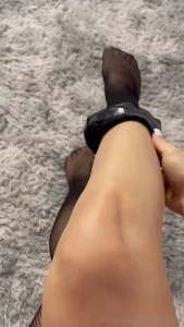 Would love to get that stocking that was on my little foot