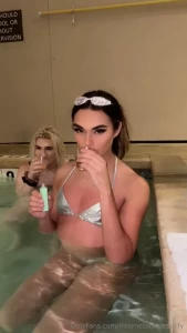 Hot tub girl