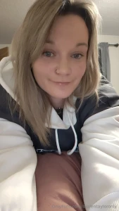 Staying warm and cozy in my favorite hoodie