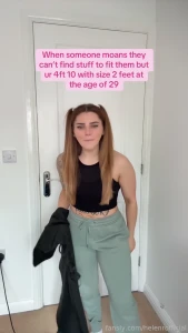 I don t wanna hear complaints from normal sized people