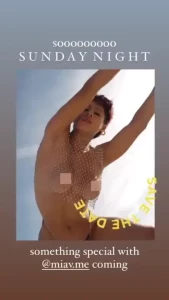 Sunday 9pm streaming live here on my page with megababe miav123