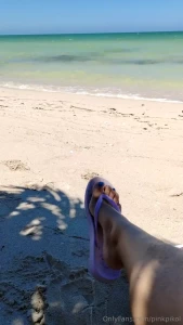 You re favorite feet on the beach