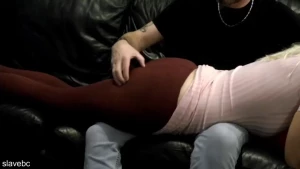 I love when mister j gives me spankings otk spanking spankings