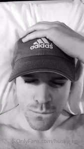 Throwback video selfie in bed