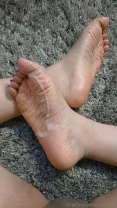 Soles with special lotion part 6